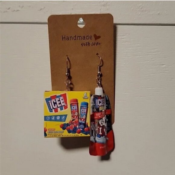 Handmade "Icee" Earrings - Picture 1 of 1